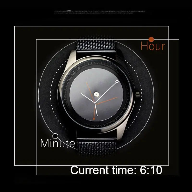 Montre créatif, concept de branche