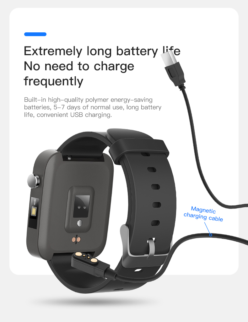 Montre connectée pour les hommes et les femmes