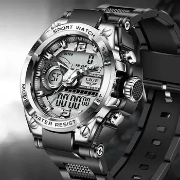 Montre militaire numérique étanche pour homme