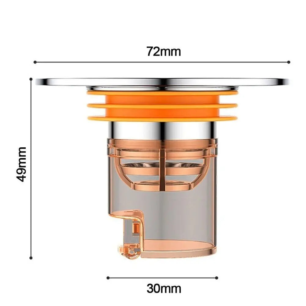 Noyau de drain de sol magnétique à fermeture automatique, dépistolet ant anti-odeurs
