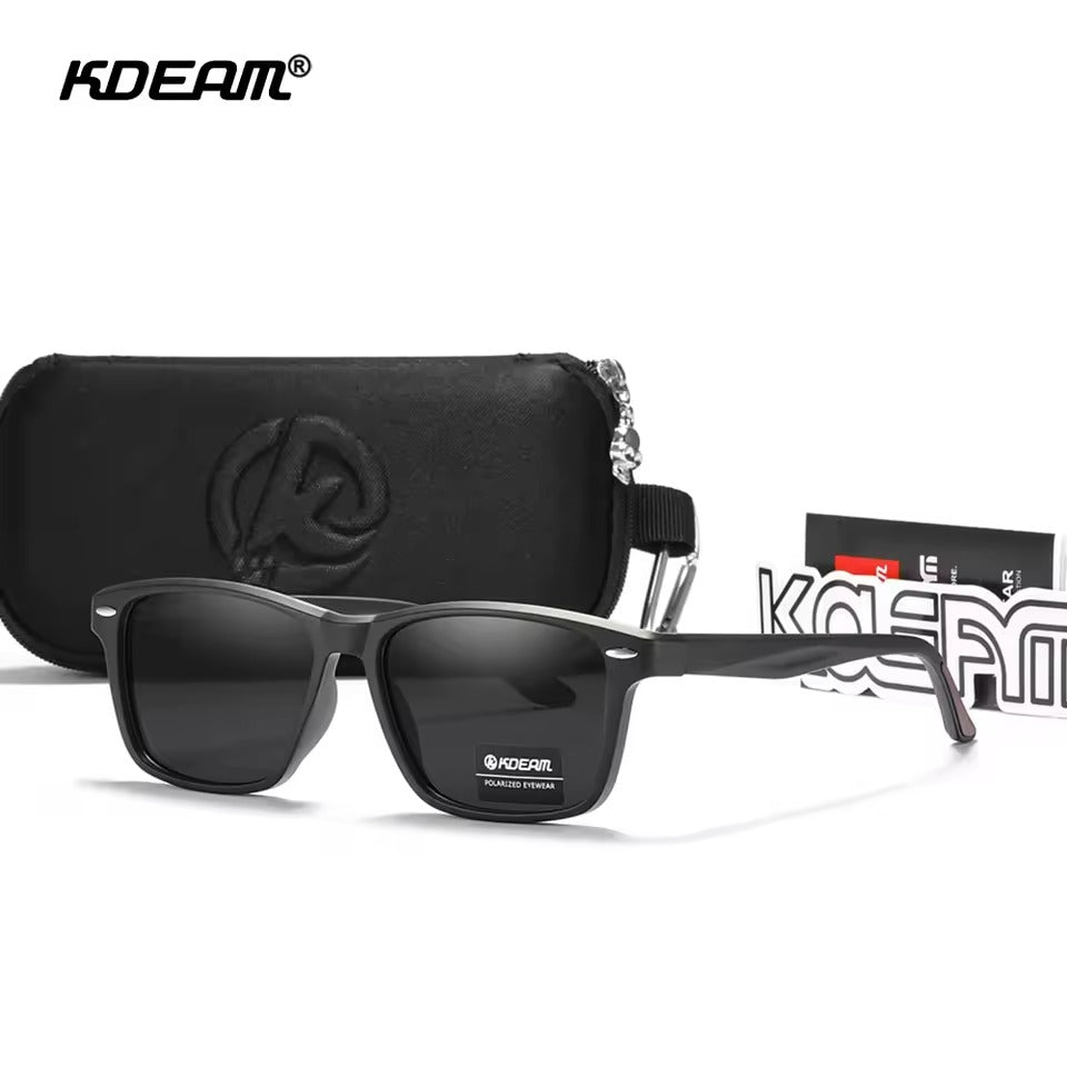 Lunettes de soleil carrées assorties pour hommes