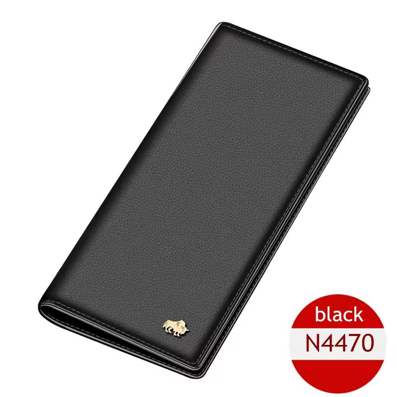 Portefeuille Long de Luxe en Cuir pour Homme