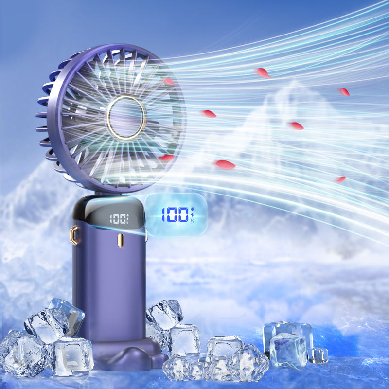 Mini ventilateur de bureau portable rechargeable