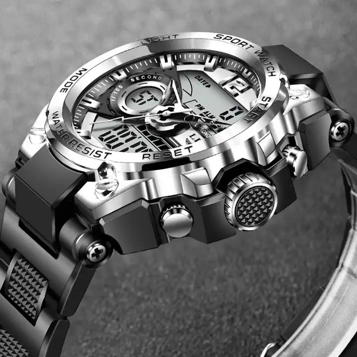 Montre militaire numérique étanche pour homme