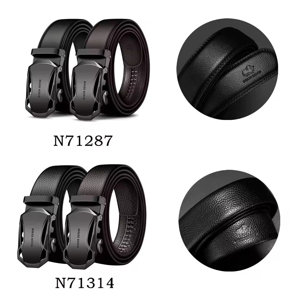 Ceinture en cuir Pu haute gamme pour hommes