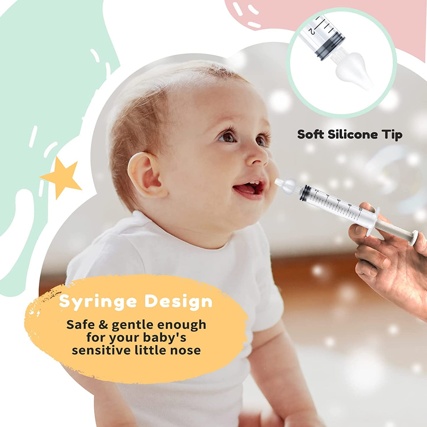 Aspirateur nasal pour bébé, nettoyeur antarctique, laveur de rhinite
