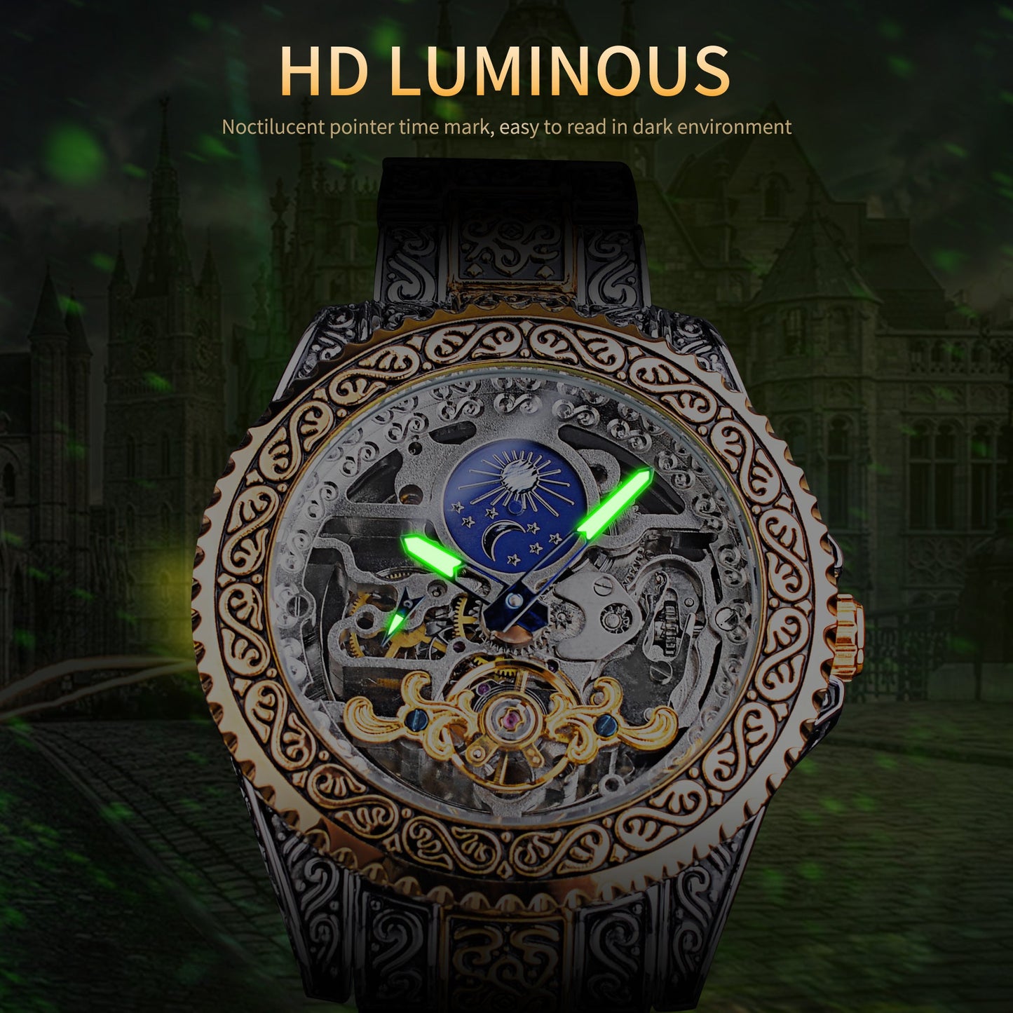Montre mécanique de luxe pour homme