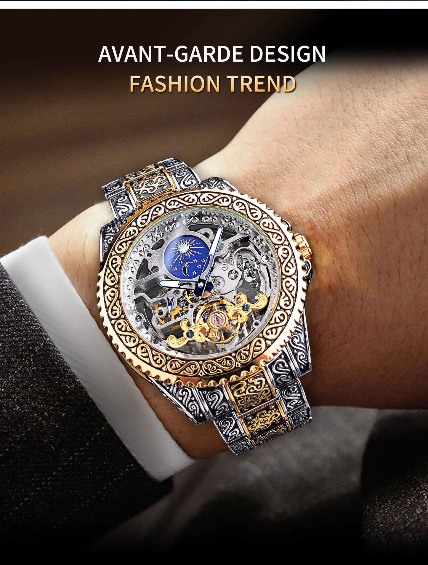 Montre mécanique de luxe pour homme