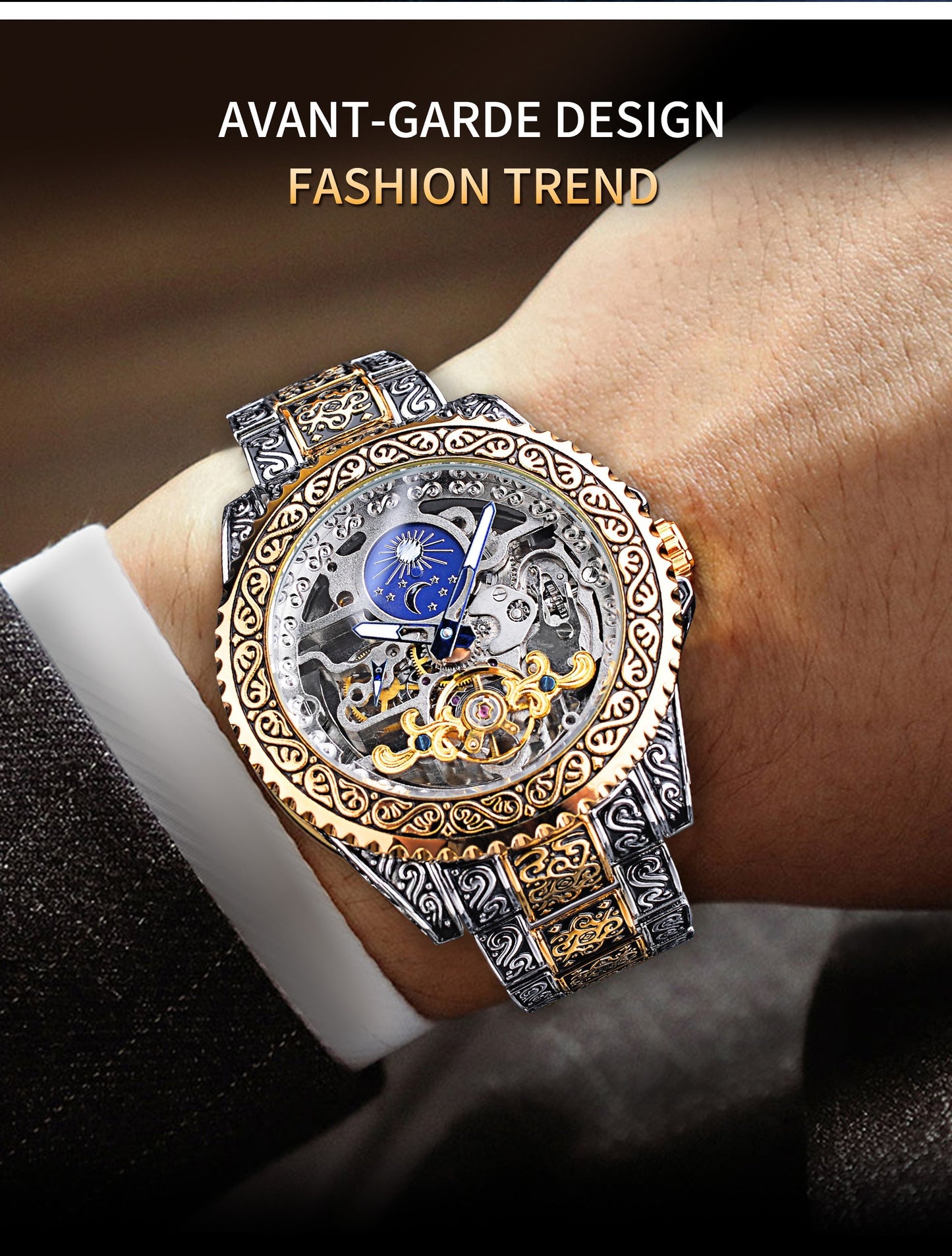 Montre mécanique de luxe pour homme