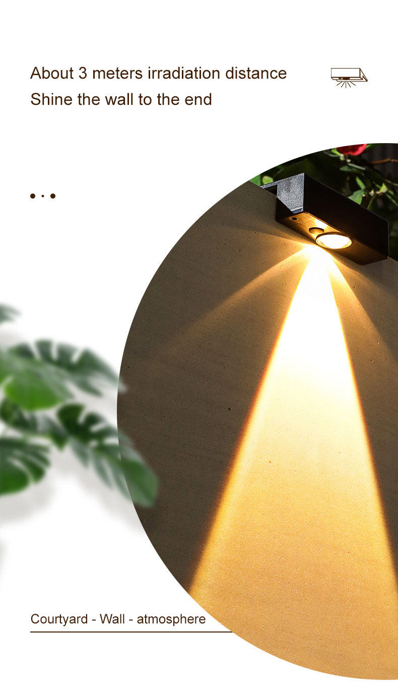 4 Lampes solaires étanches super lumineuses