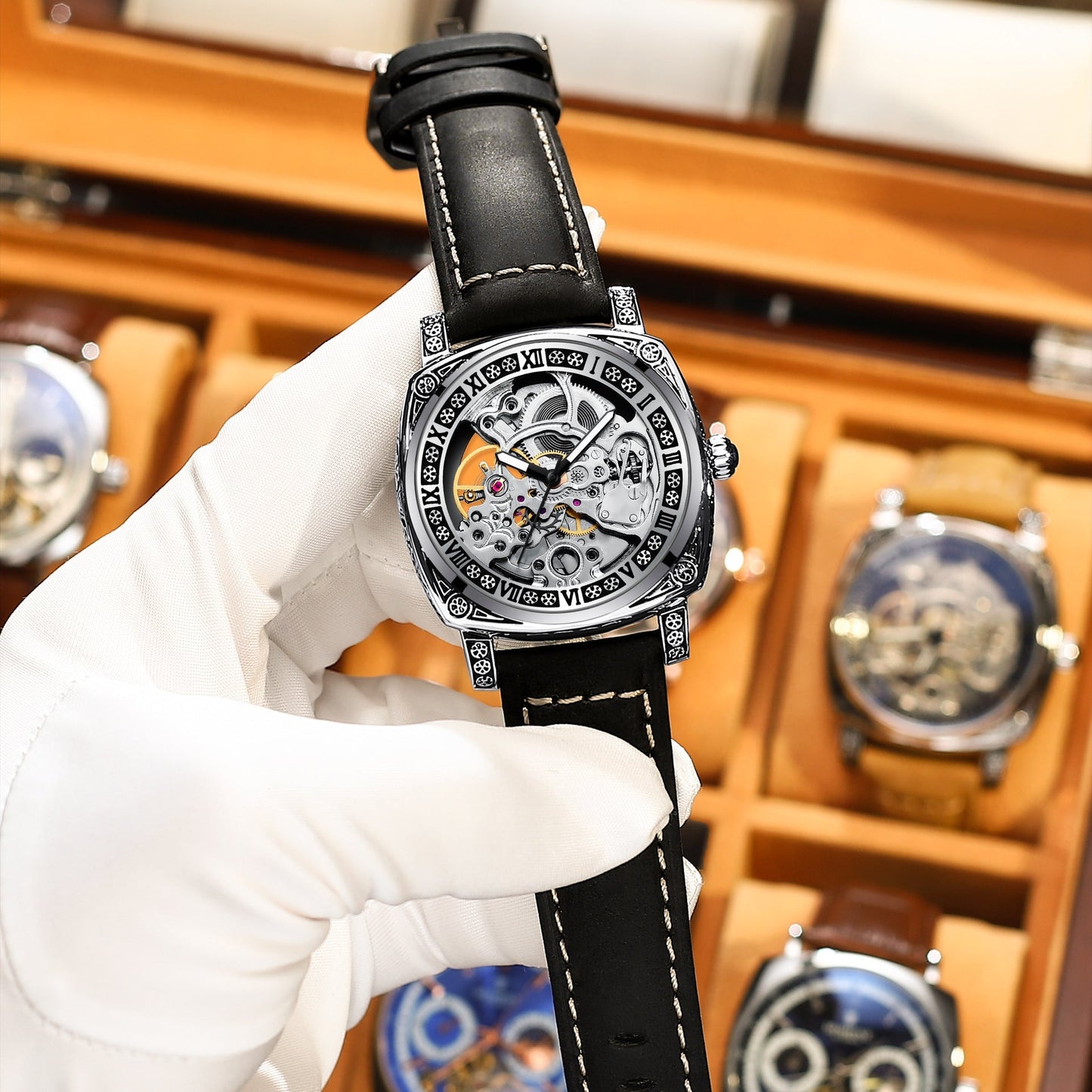 Montre Mécanique Authentique De Luxe