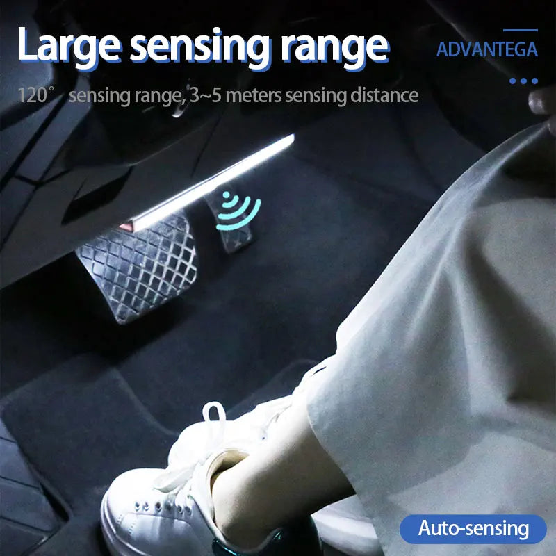 Lampe magnétique à capteur pour coffre de voiture et capot 15cm