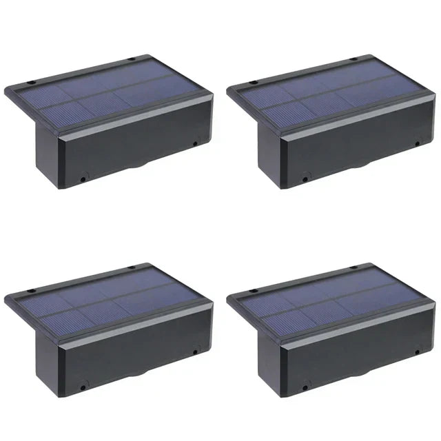 4 Lampes solaires étanches super lumineuses