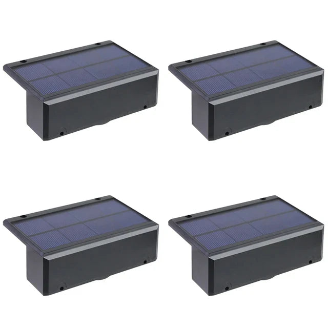 4 Lampes solaires étanches super lumineuses