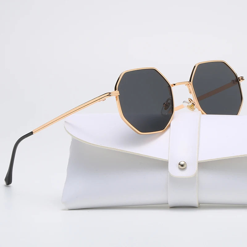 Lunettes de soleil polygone Vintage