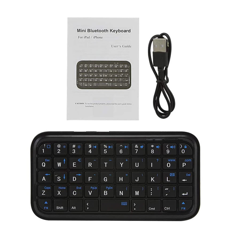 Mini clavier sans fil Bluetooth 3.0 Rechargeable