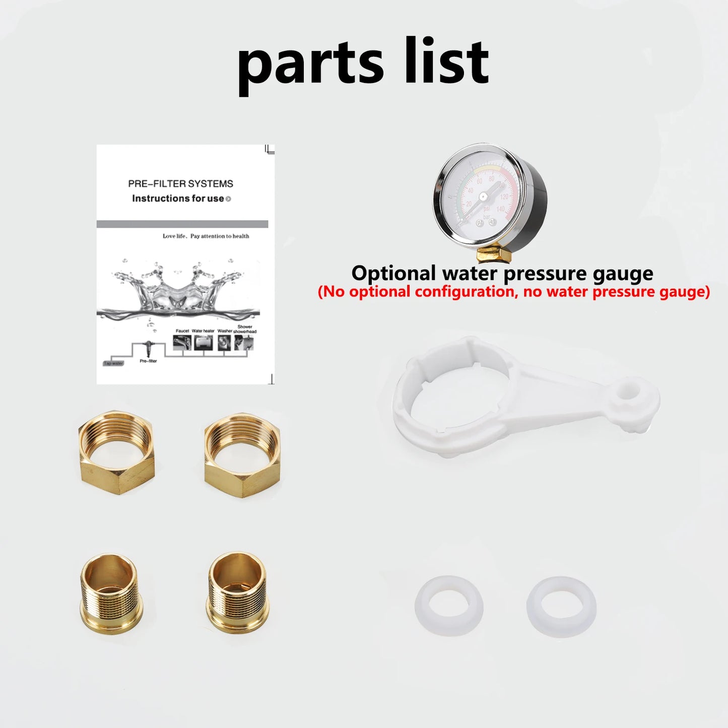 Préfiltre à eau purificateur domestique