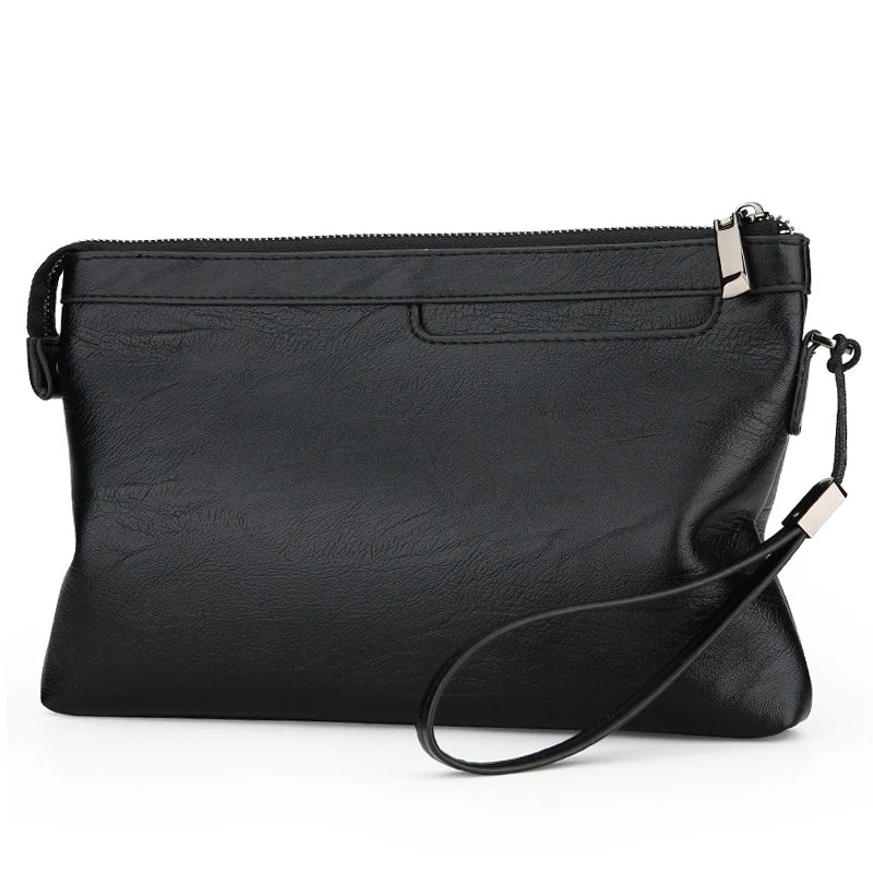 Sac à main d'affaires en cuir PU pour hommes