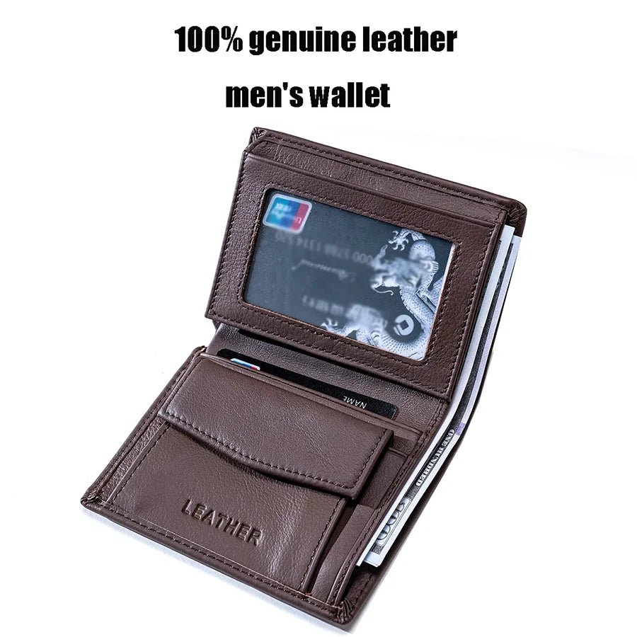 Porte-monnaie en cuir pour homme