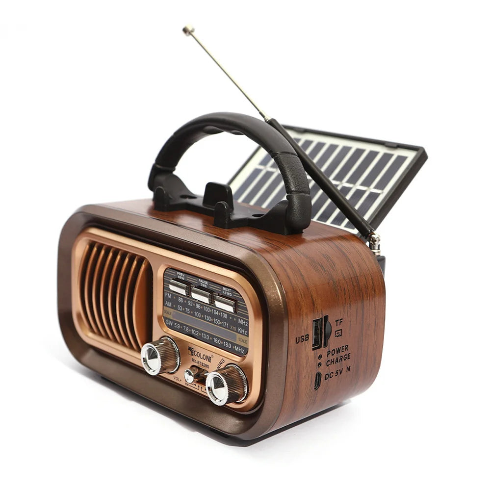 Radio solaire portable multi-fonction trois bandes