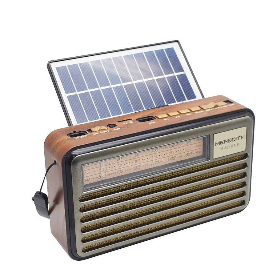 Radio Solaire Rétro Multifunction