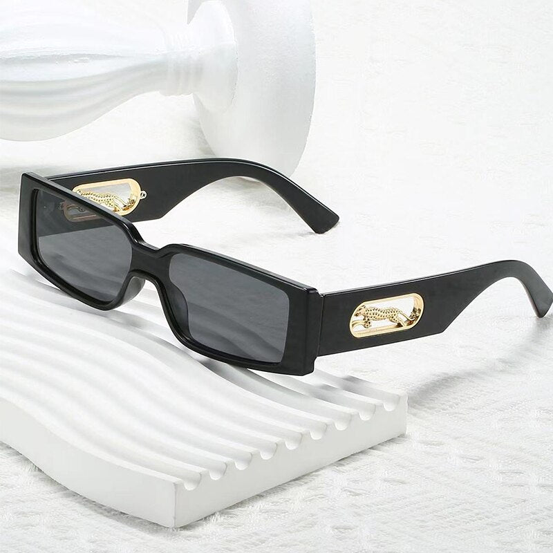 Lunettes de soleil carrées de luxe