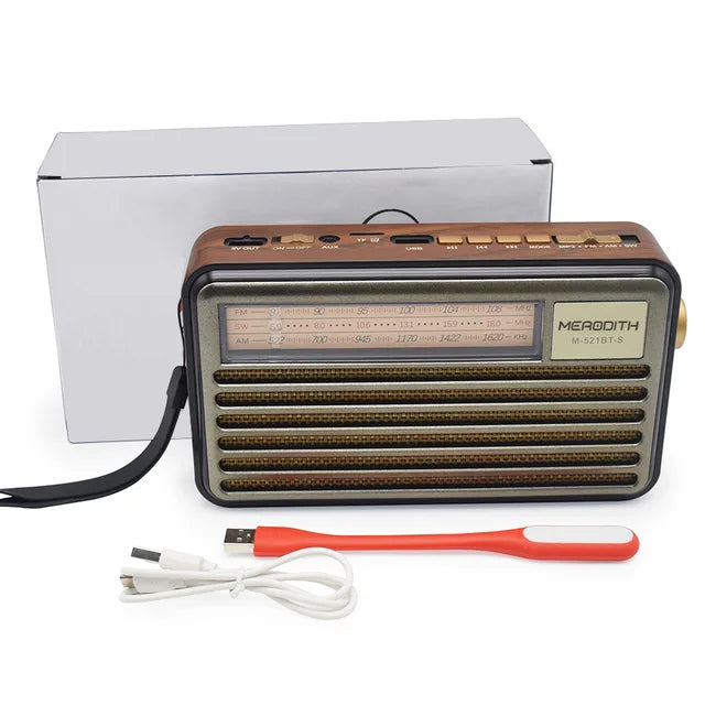 Radio Solaire Rétro Multifunction