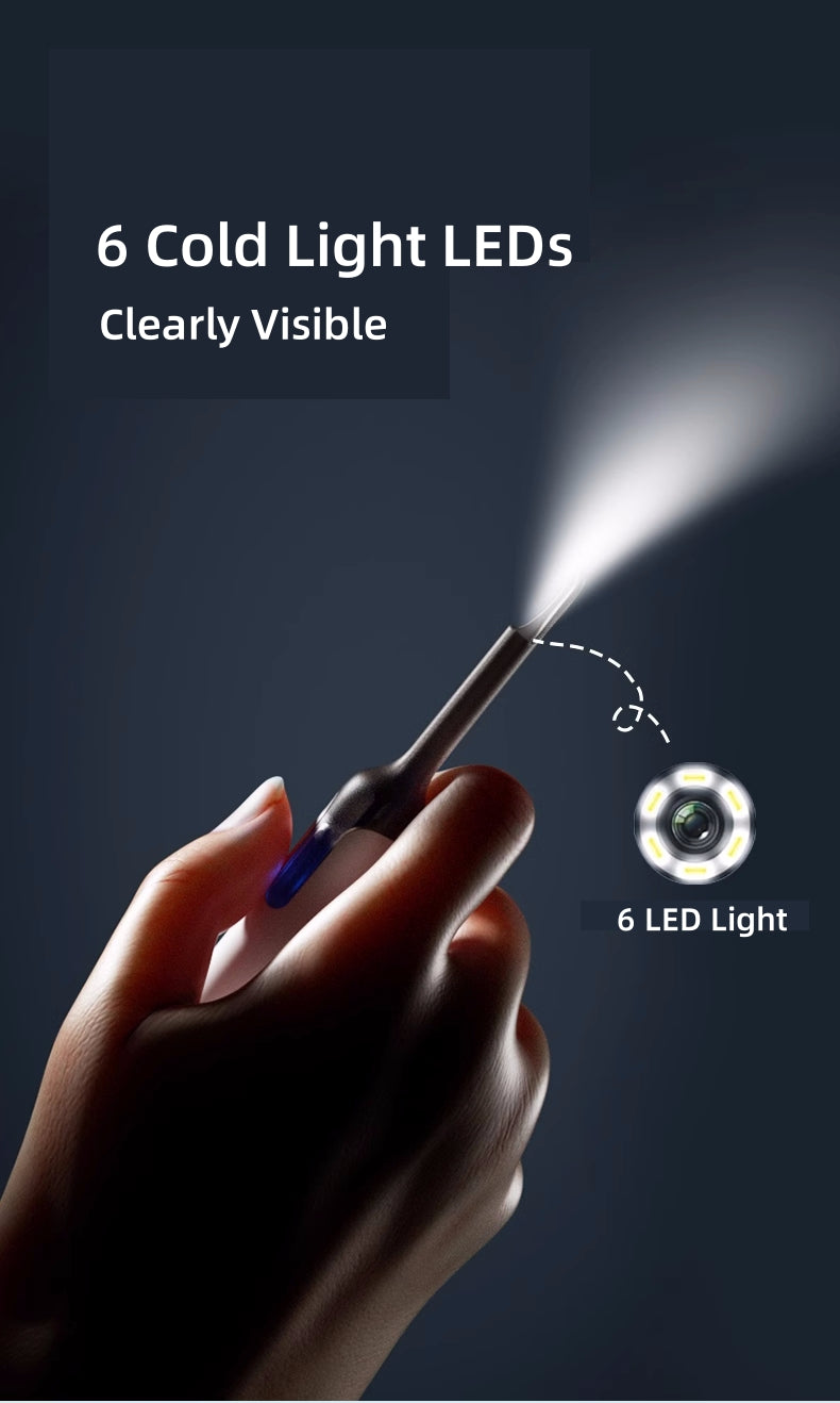 Outil de nettoyage d'oreilles intelligente otoscope