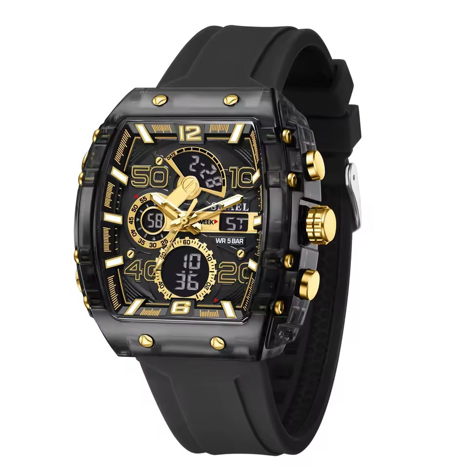 Montre Électronique Multifonctionnelle pour Homme