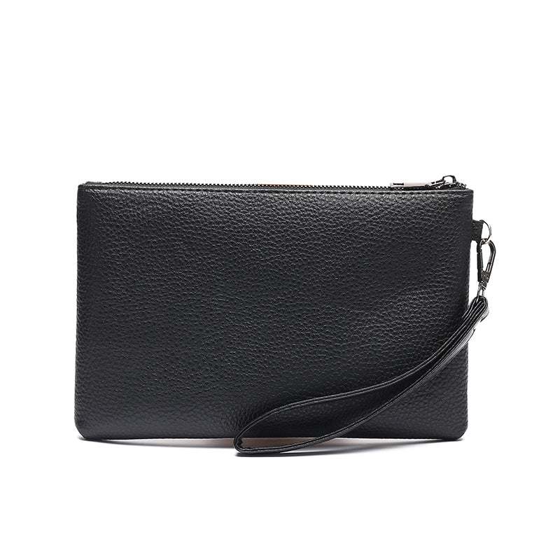 Pochette en cuir PU motif de tigre pour hommes d'affaires
