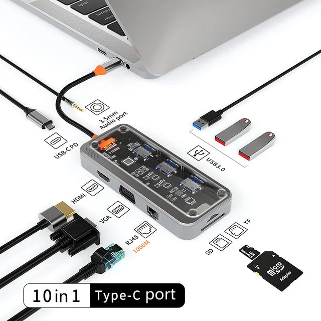 10 en 1 Adaptateur Pro Multi-Appareils