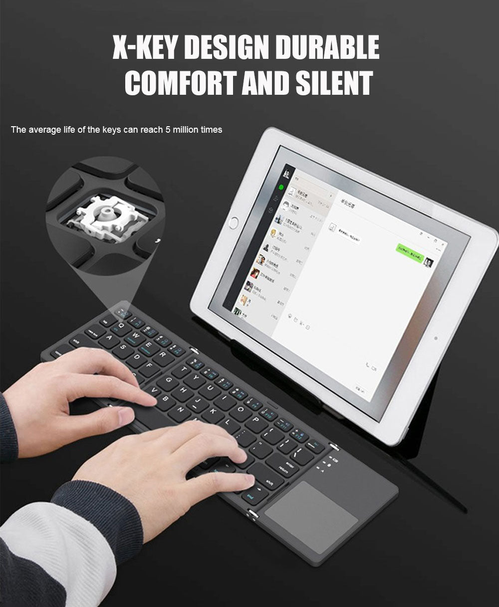 Mini clavier pliable sans fil portable
