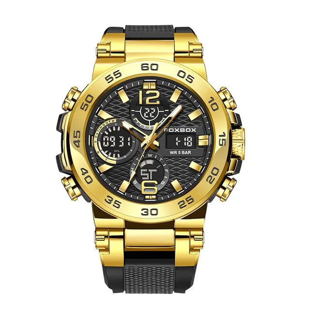 Montre de Luxe Dorée pour hommes