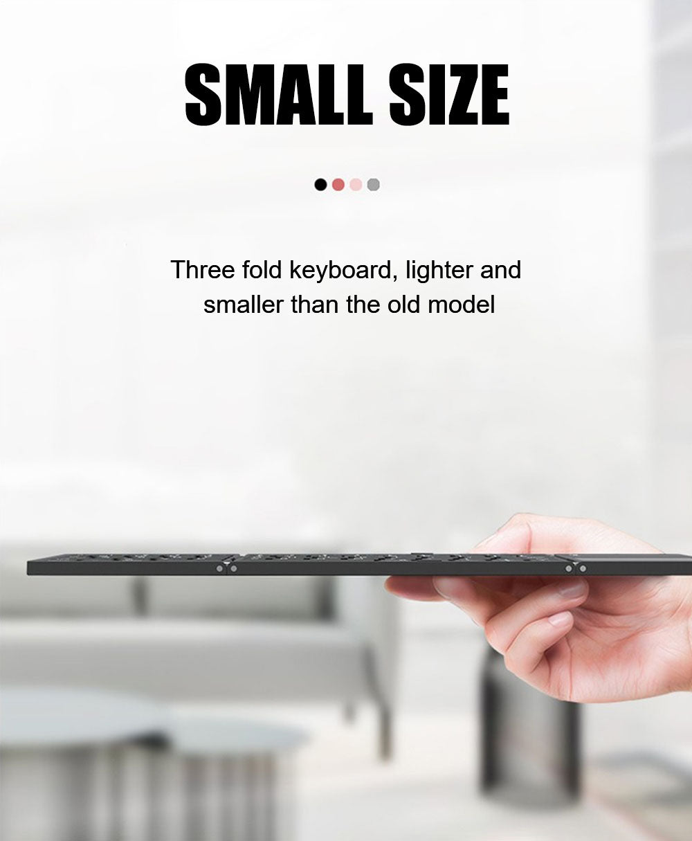 Mini clavier pliable sans fil portable