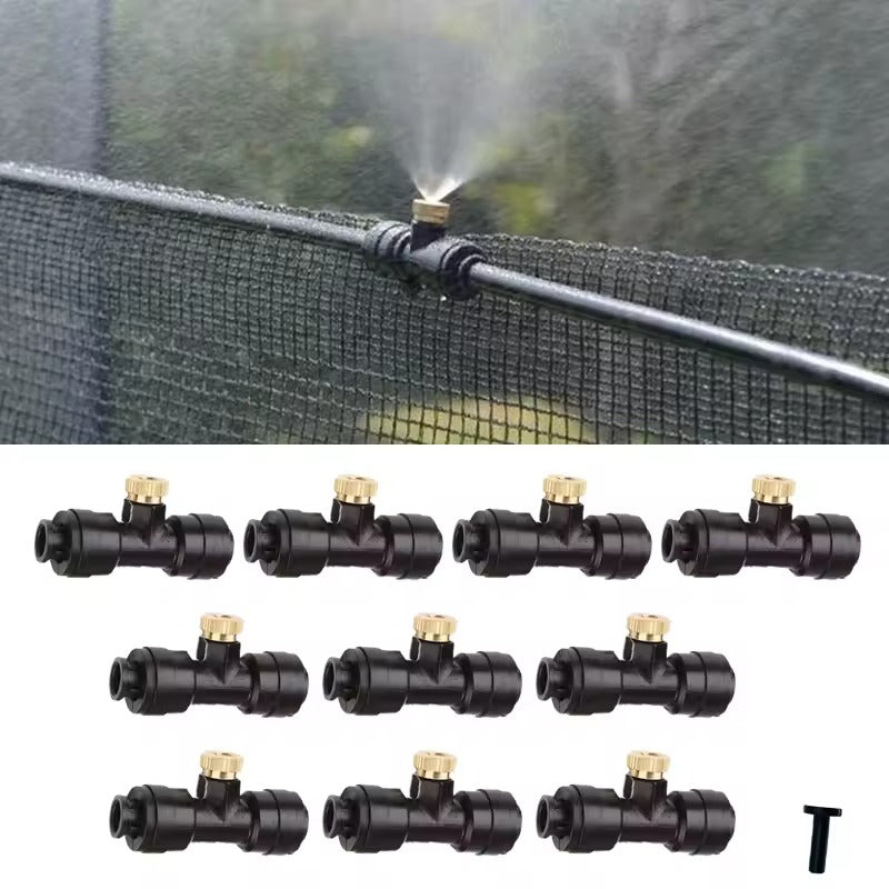 Buses de pulvérisateurs d'irrigation de jardin incités, 10 pièces
