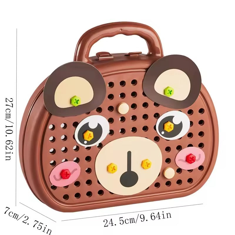 Boite a outils puzzle magique de jeu pour enfants