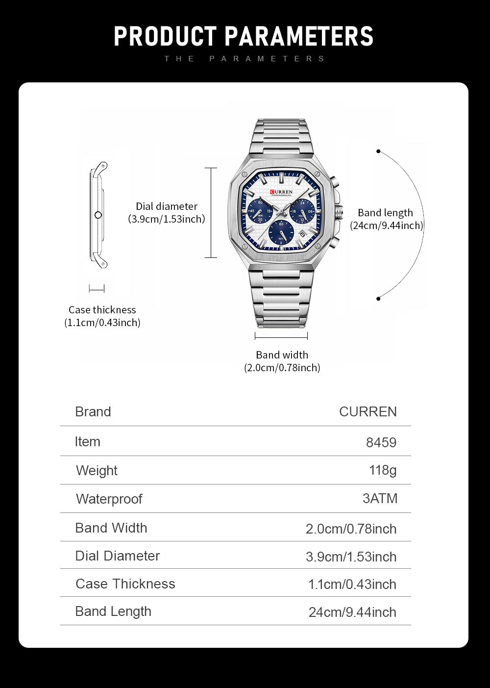 Montre à Quartz pour Homme