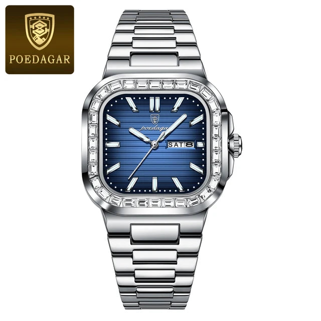 Montre de Luxe Carré pour Homme