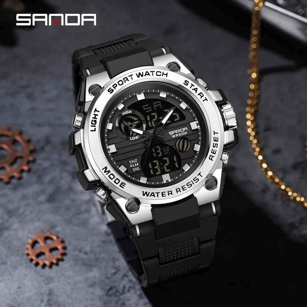 Montre Sport Antichoc pour Homme
