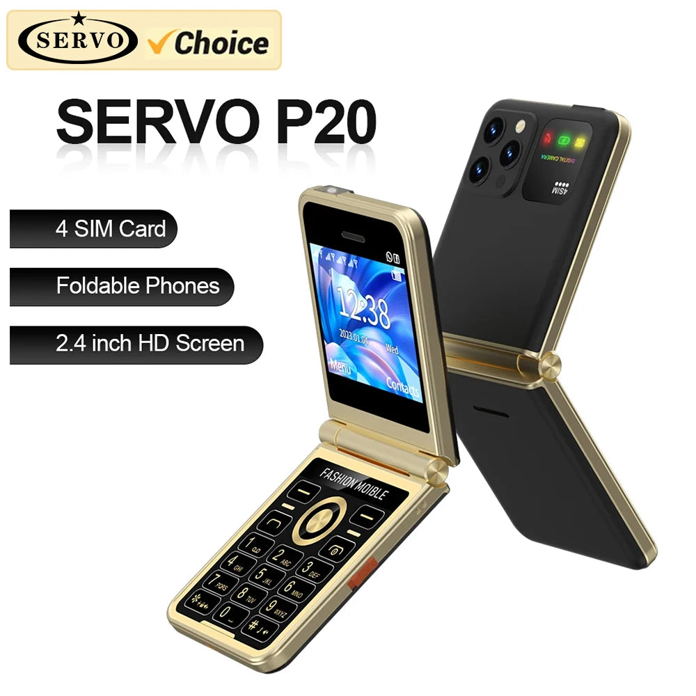 Téléphone portable Pro pliable radio FM