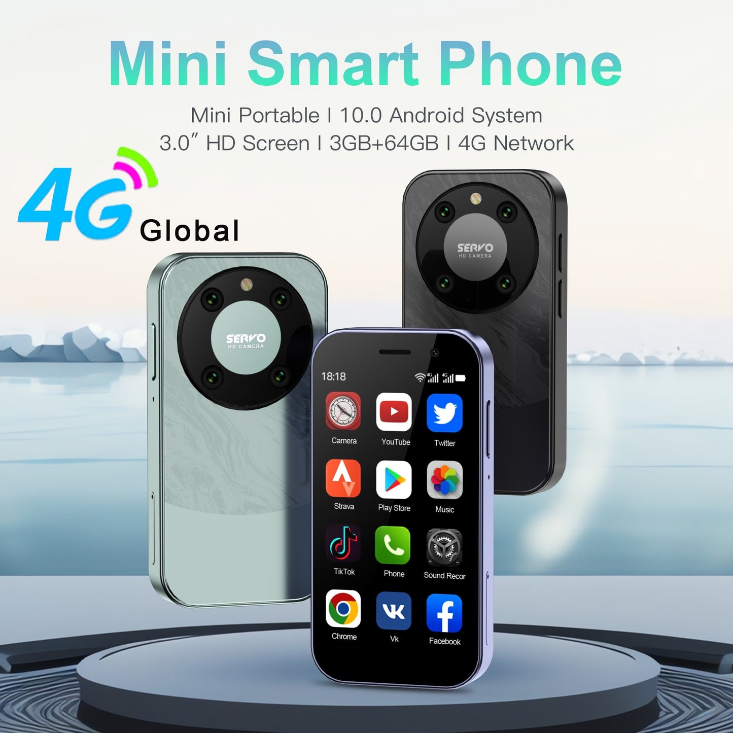 Mini Smartphone Nouvelle génération 2 SIM 4G