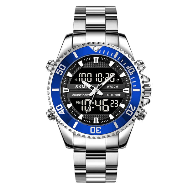 Montre numérique à quartz pour homme