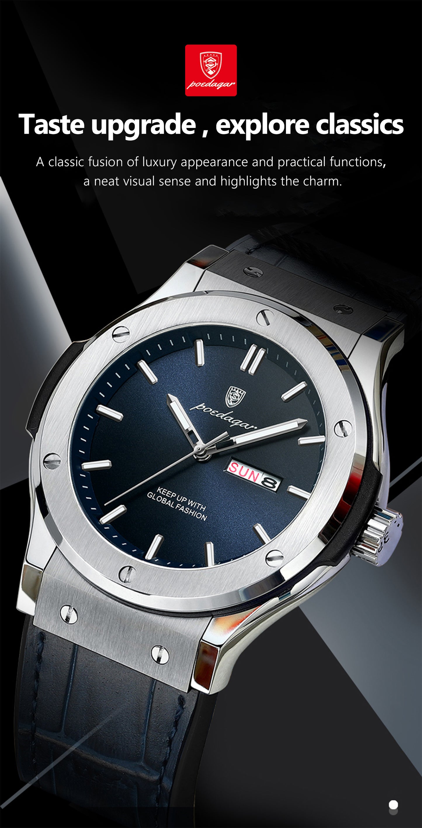 Montre à la mode Étanche pour Homme