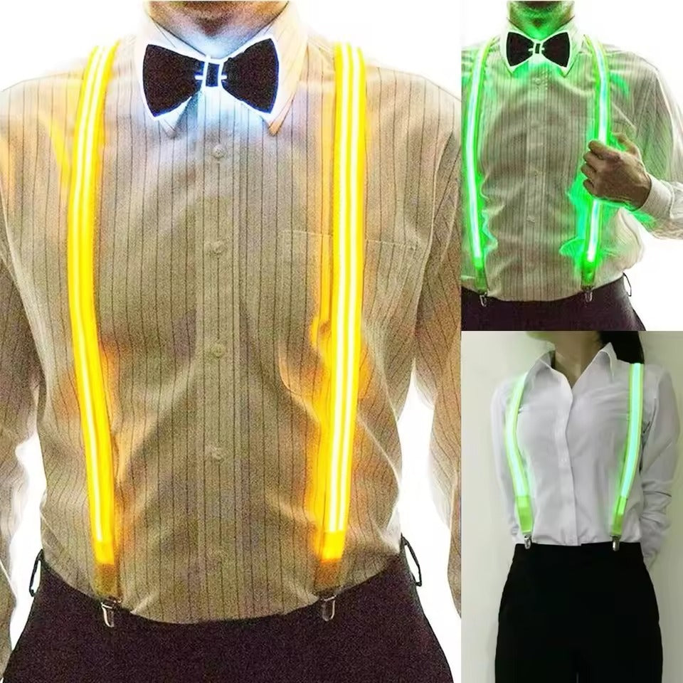 Bretelles lumineuses pour hommes