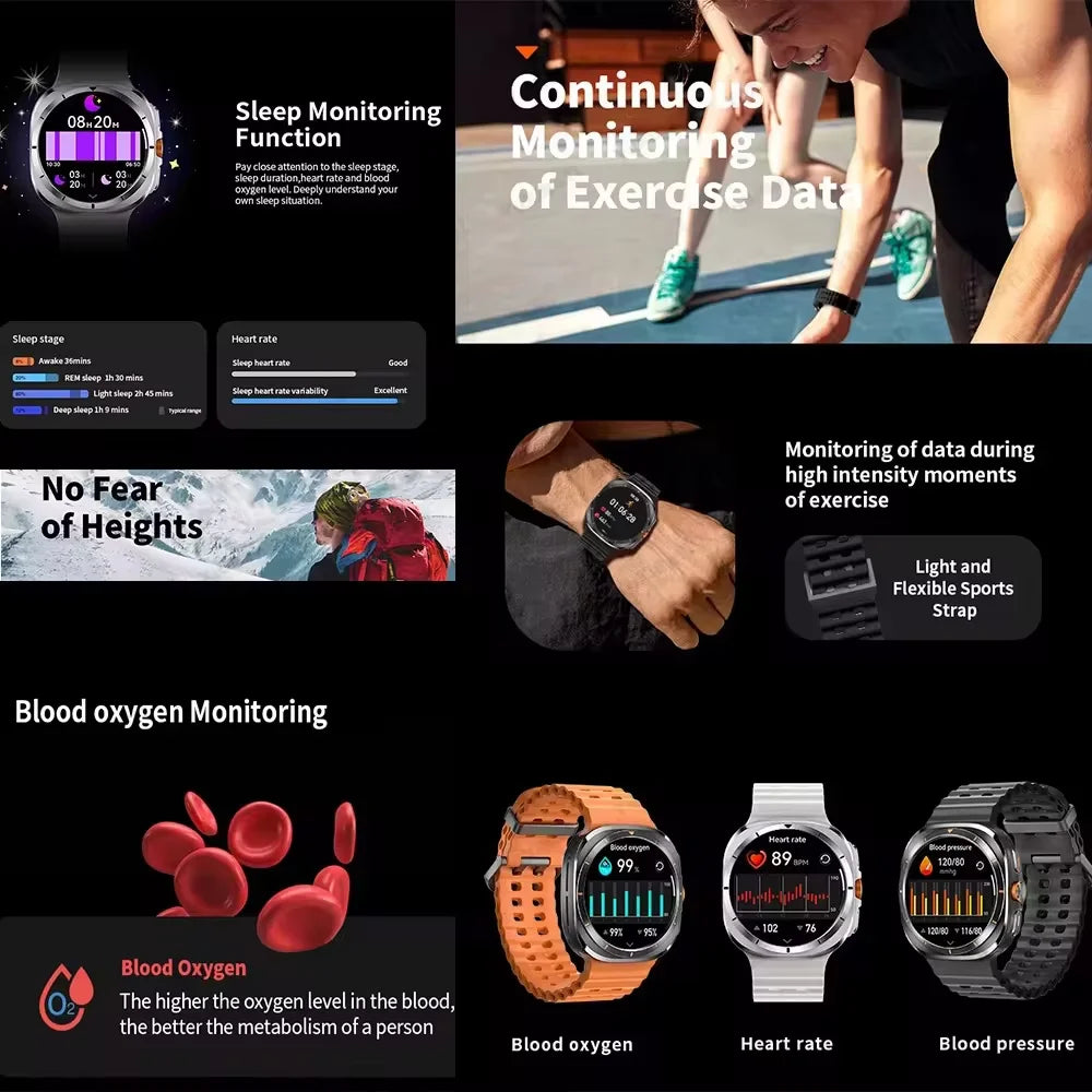 Montre intelligente Ultra pour hommes
