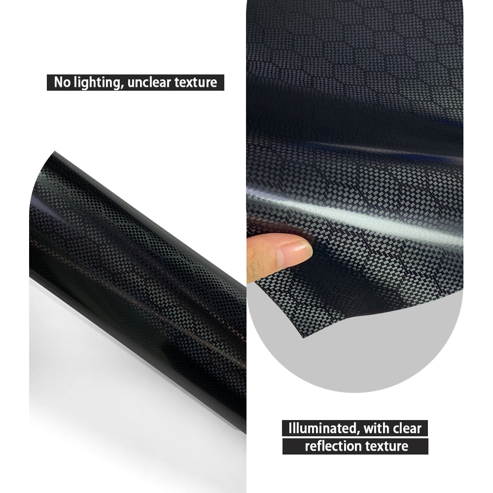 Autocollants en Fiber de carbone (30 cm x 150 cm)