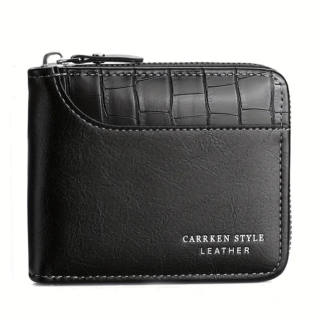 Portefeuille de luxe en cuir pour homme