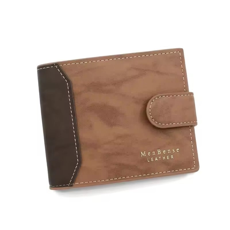 Portefeuille en cuir PU pour homme