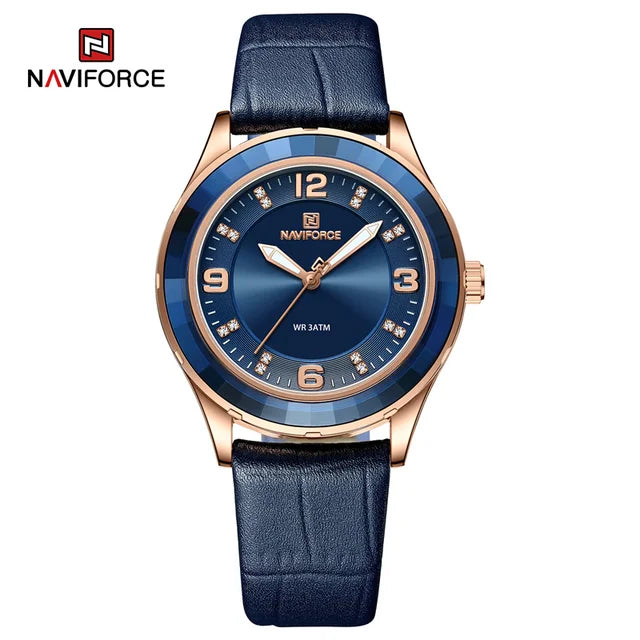 Montre-bracelet en cuir pour femme