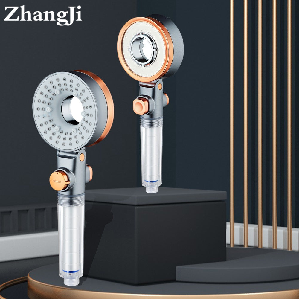 Pommeau de Douche Unique Double Face 3 Jets, Filtration